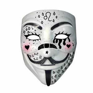 Раскраска идеи для маски анонимуса #21 #325354