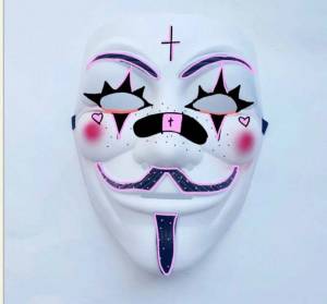 Раскраска идеи для маски анонимуса #29 #325362