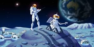 Раскраска из мультфильма про космос #8 #325791