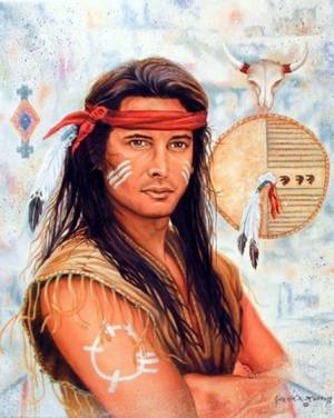 Раскраска индейцев на лице #2 #327270