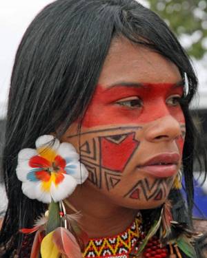 Раскраска индейцев на лице #4 #327272