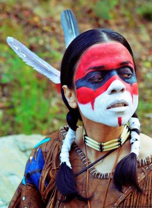 Раскраска индейцев на лице #20 #327288