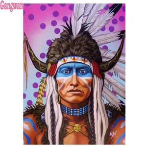 Раскраска индейцев на лице #27 #327295