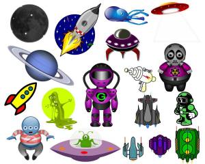 Раскраска инопланетяне для детей #20 #327638