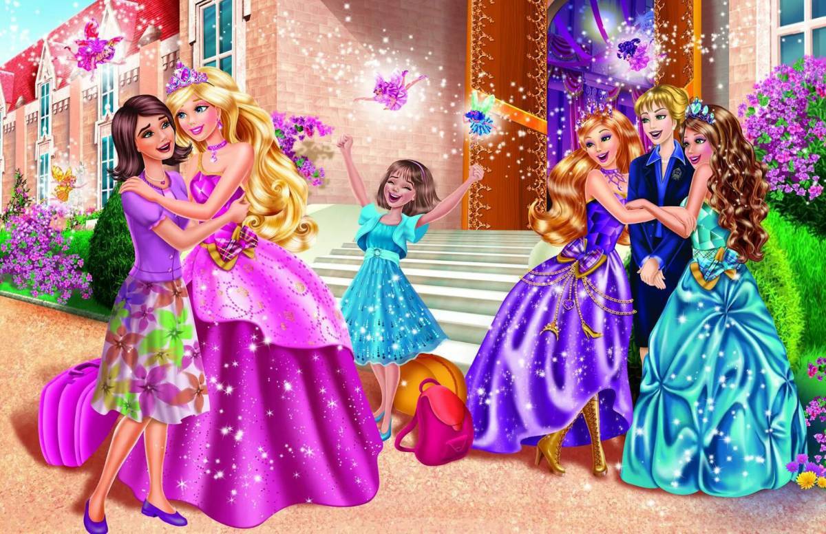 Игры для девочек барби и принцессы #6