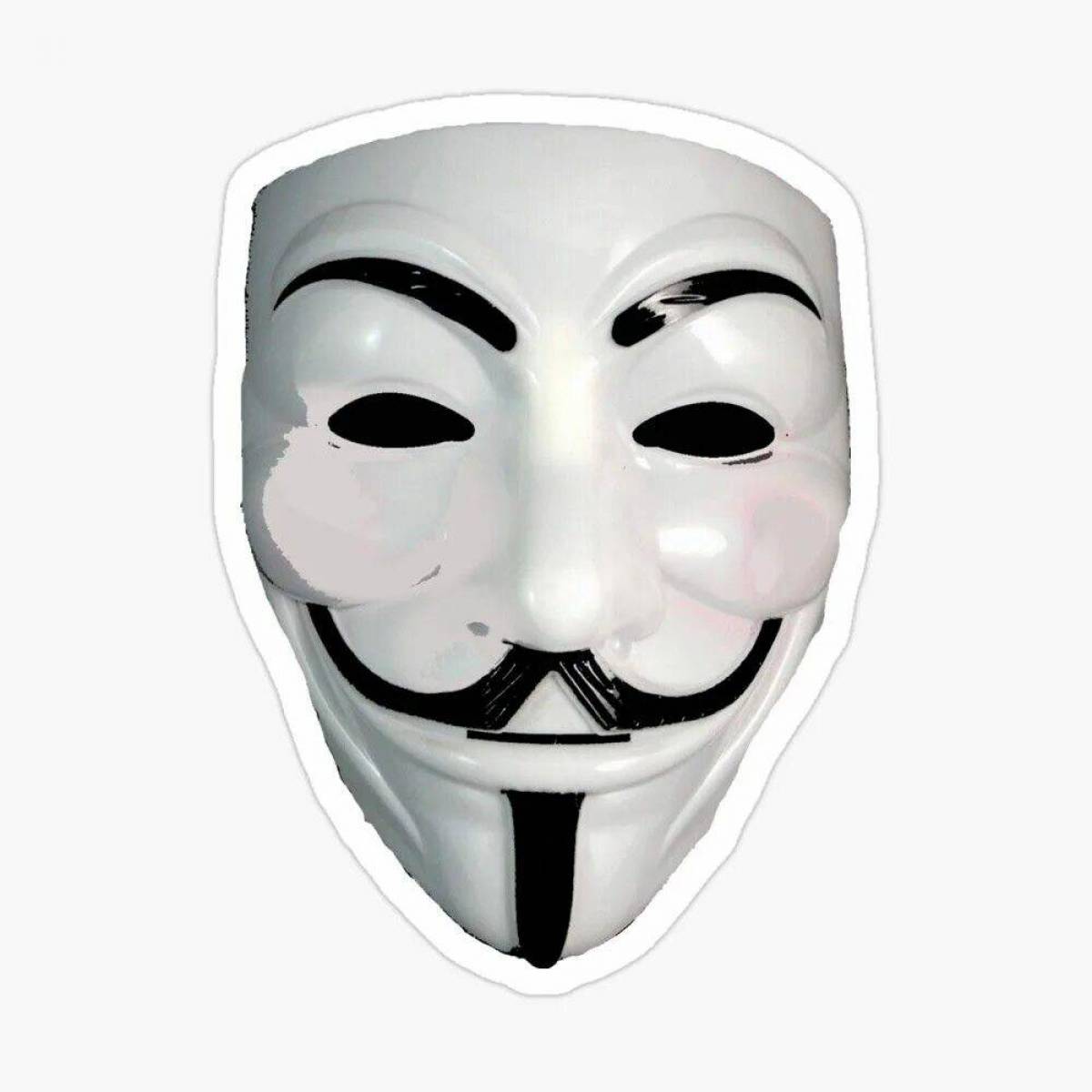 Идеи для маски анонимуса #7