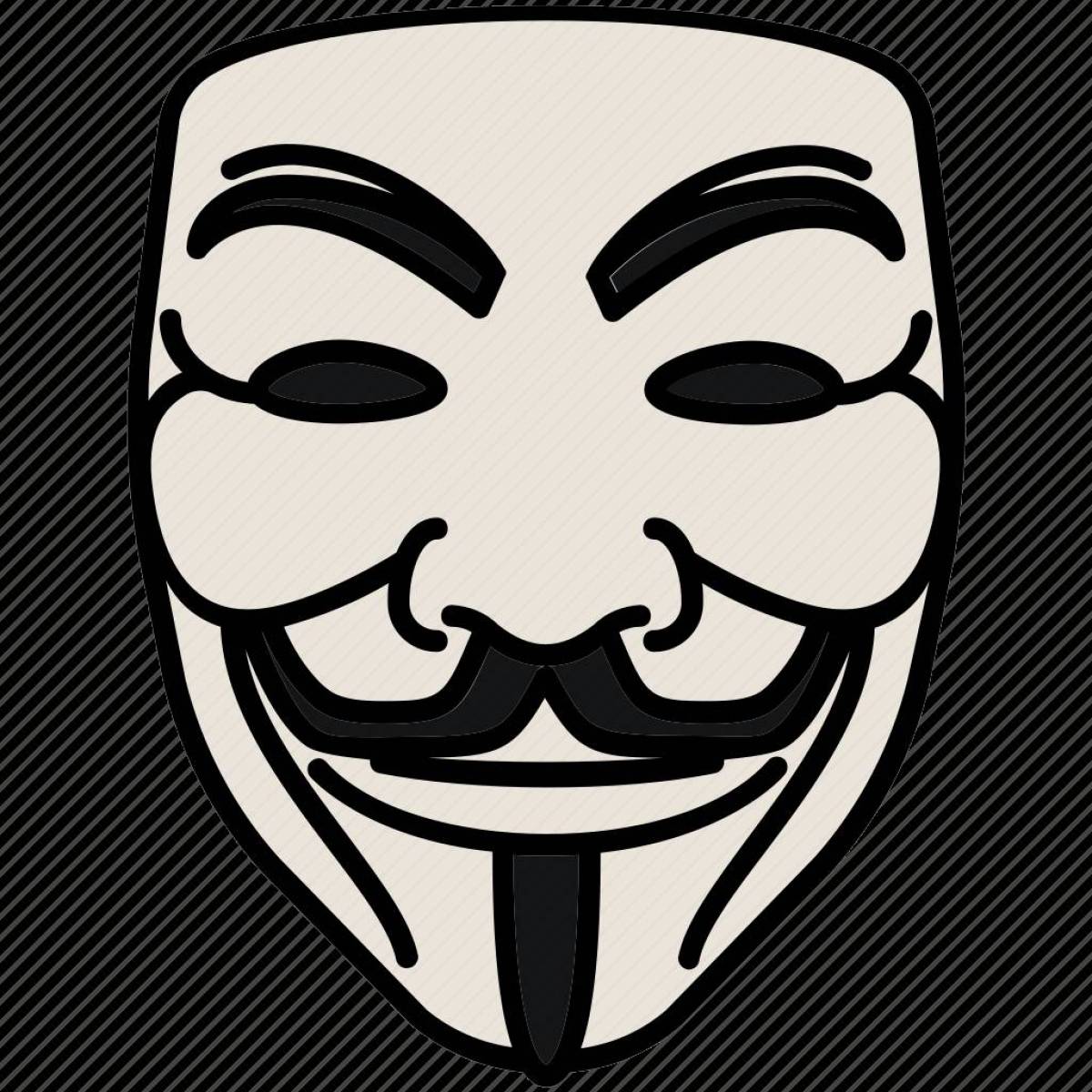 Идеи для маски анонимуса #10