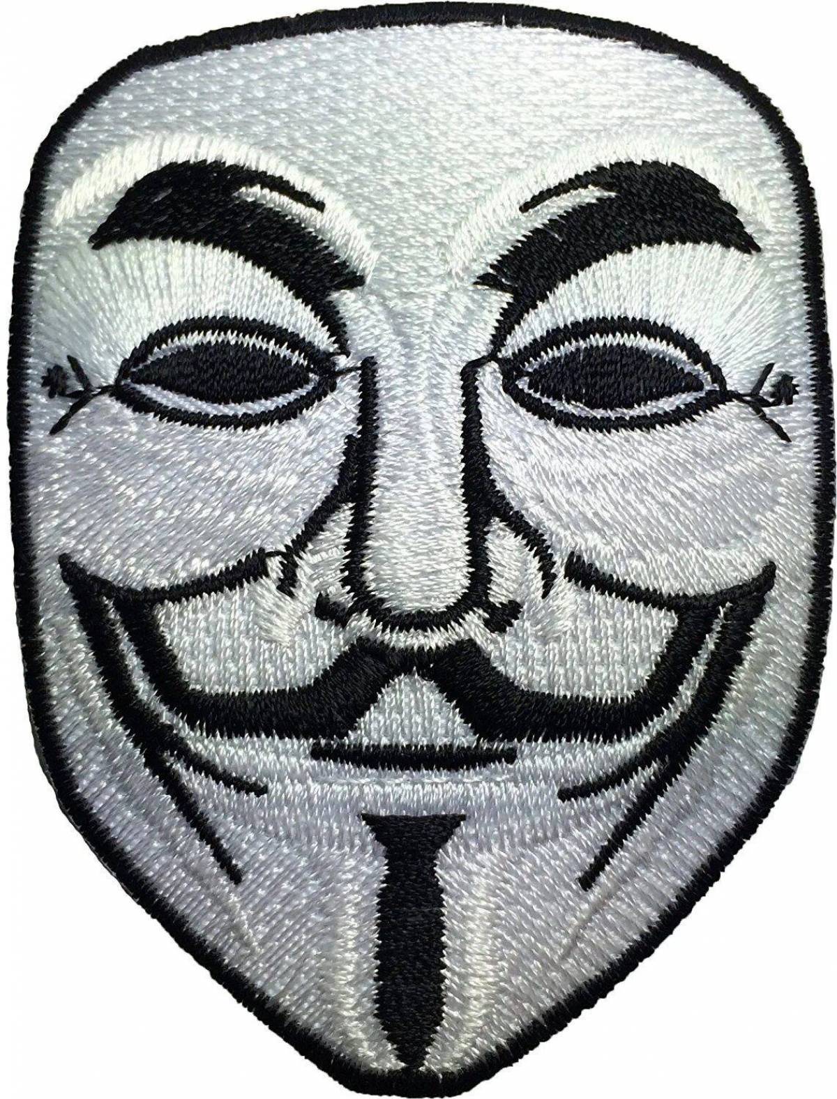 Идеи для маски анонимуса #16