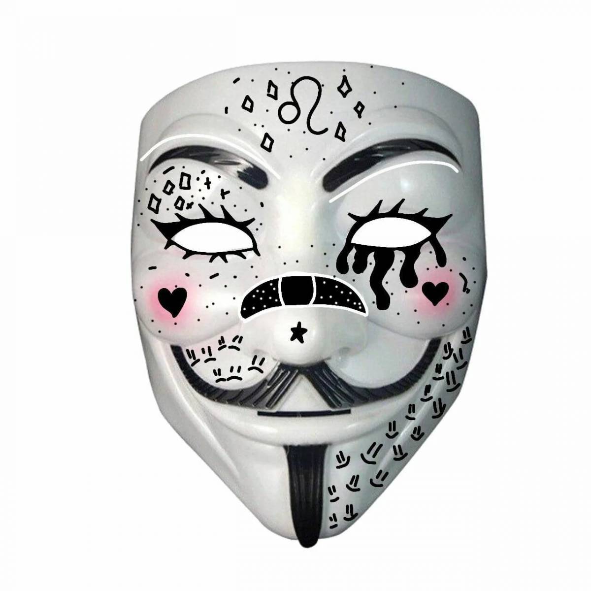 Идеи для маски анонимуса #21