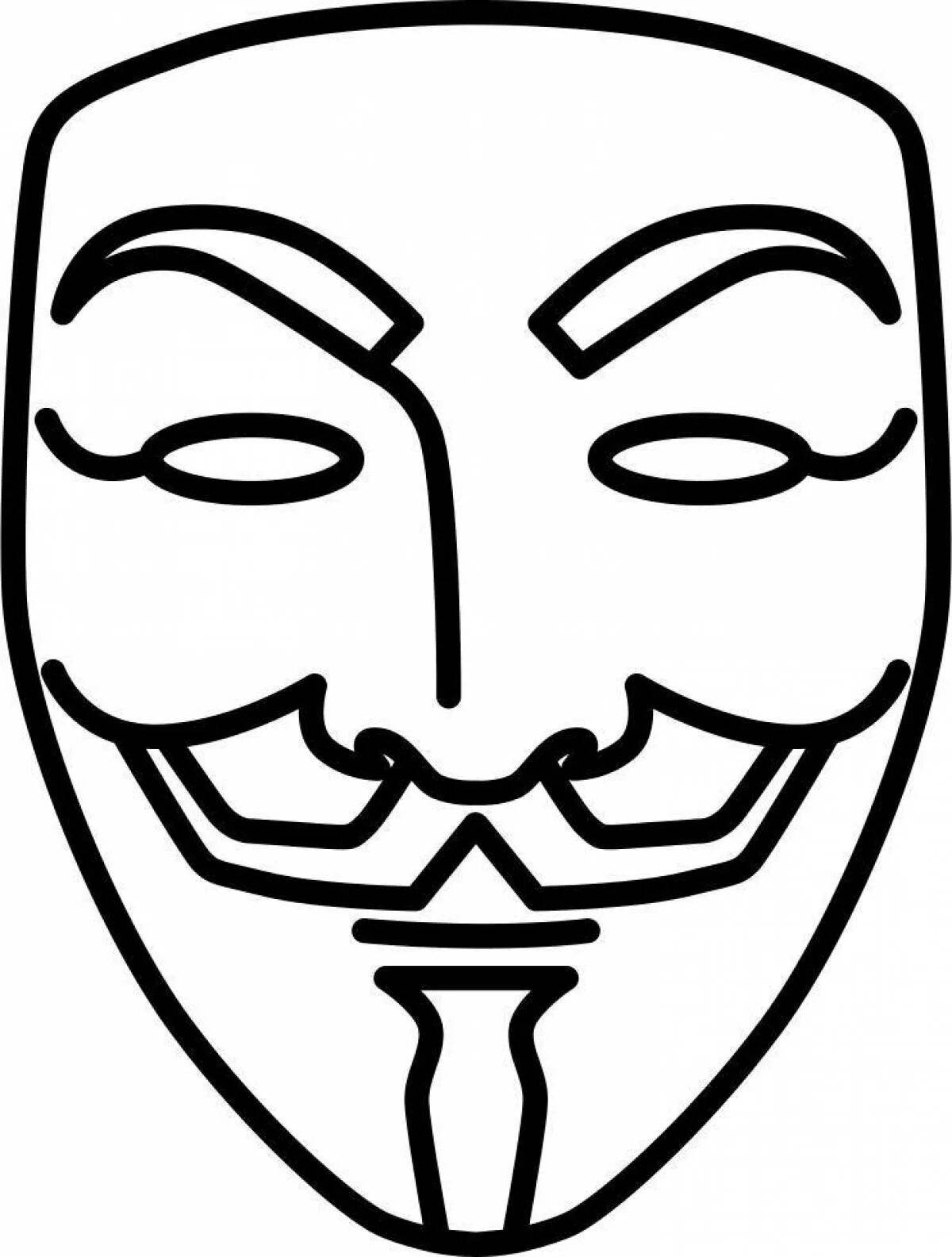 Идеи для маски анонимуса #23