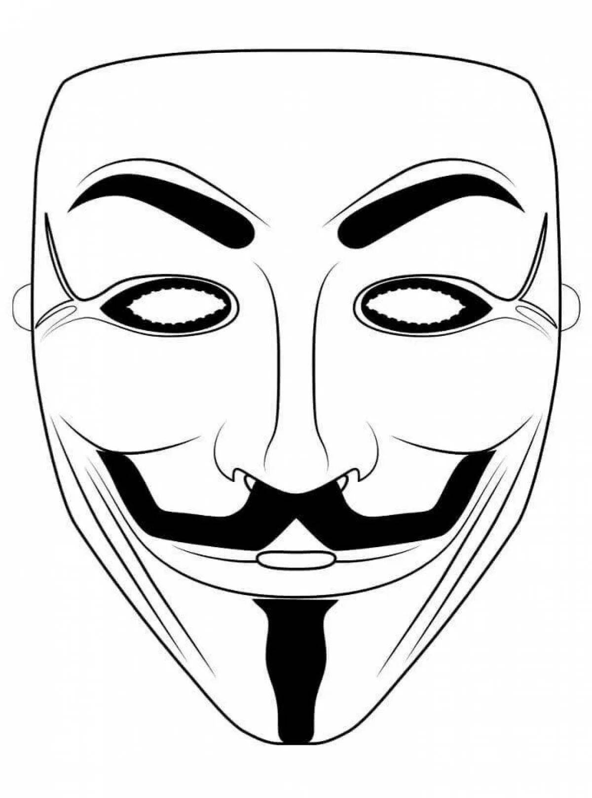 Идеи для маски анонимуса #27