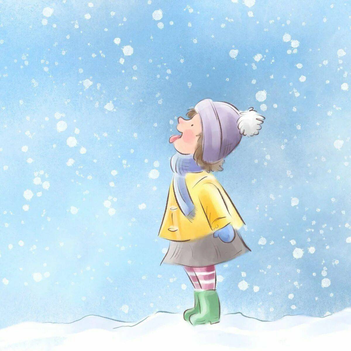 Идет снег для детей #36