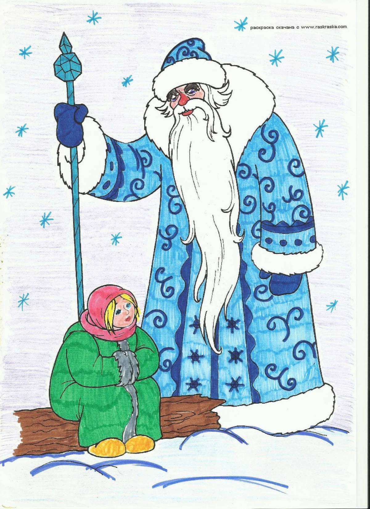 Иллюстрации к сказке мороз иванович #20