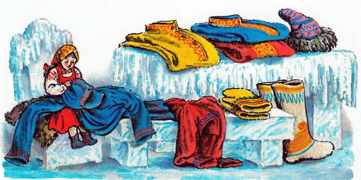 Иллюстрации к сказке мороз иванович #27