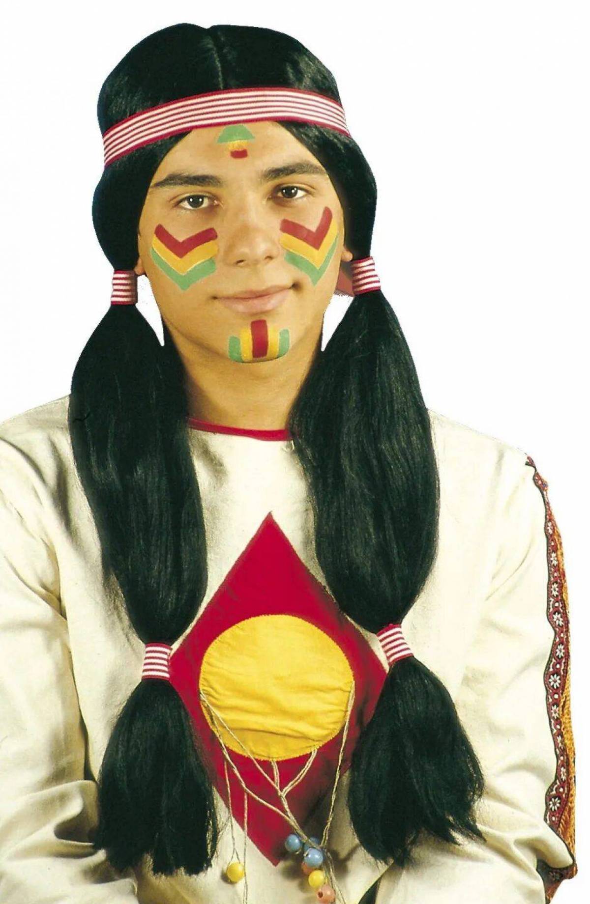 Индейцев на лице #28
