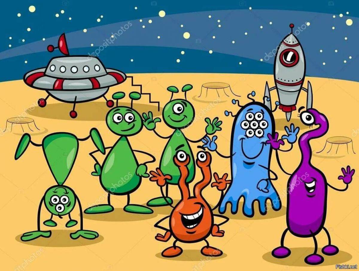 Инопланетяне для детей #1