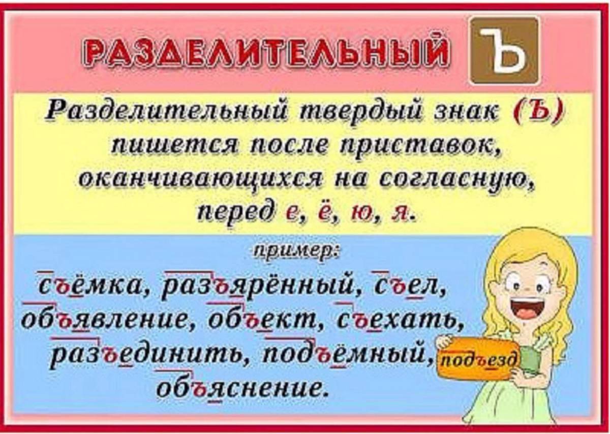 Когда пишется разделительный твердый