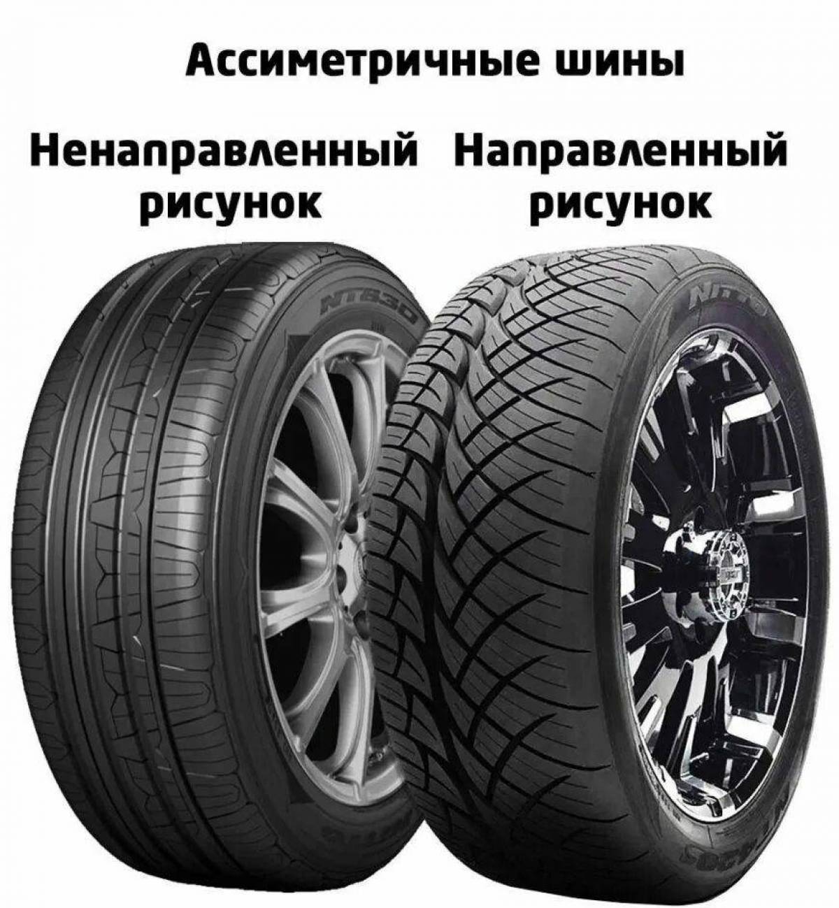 Направлении колеса. Асимметричный ненаправленный рисунок протектора. Симметричный рисунок протектора шины. Тип рисунка протектора симметричный.