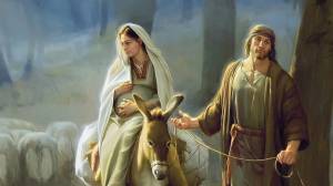 Раскраска иосиф и мария #3 #328176