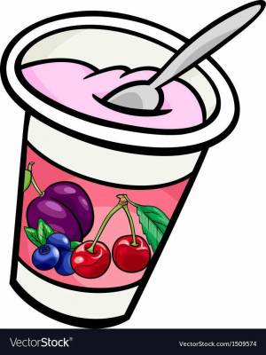Раскраска йогурт для детей #26 #329061