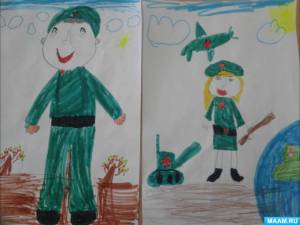 Раскраска к дню защитника отечества для детей 5 6 лет #12 #329326