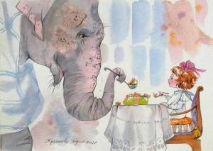 Раскраска к рассказу куприна слон 3 класс #4 #329469