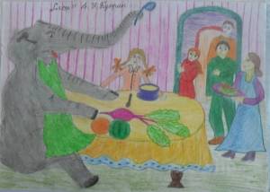 Раскраска к рассказу куприна слон 3 класс #17 #329482