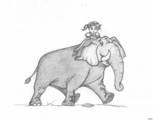 Раскраска к рассказу куприна слон 3 класс #34 #329499