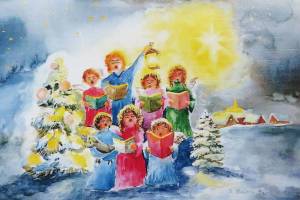 Раскраска к рождеству христову для детей #16 #329593