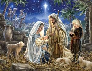 Раскраска к рождеству христову для детей #28 #329605