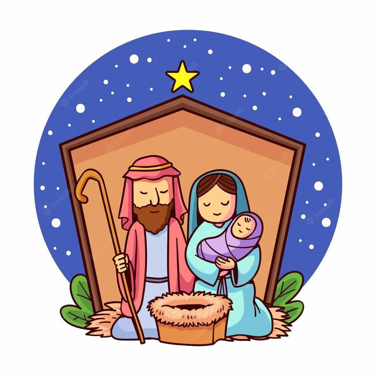 К рождеству христову для детей #25