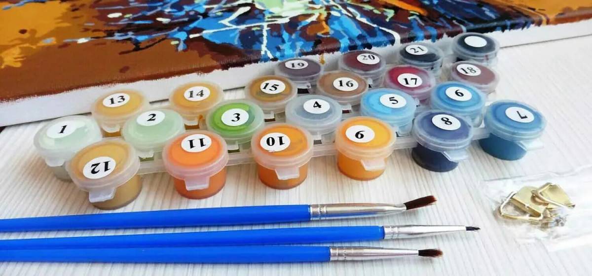 Как реанимировать краски из по номерам в домашних условиях #35