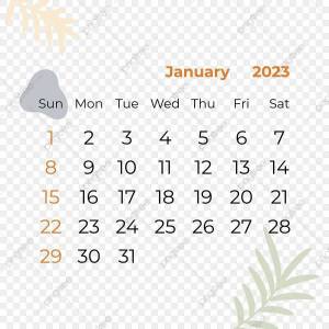 Раскраска календарь январь 2023 #2 #332017