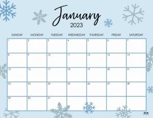 Раскраска календарь январь 2023 #25 #332040