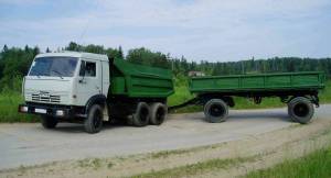 Раскраска камаз с прицепом #34 #332422