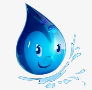 Раскраска капелька воды для детей #2 #333141
