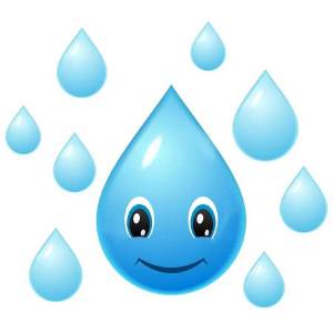Раскраска капелька воды для детей #35 #333174