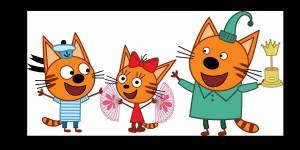 Раскраска карамелька из мультфильма три кота #10 #333566