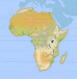 Раскраска карта африки #11 #334358