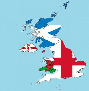 Раскраска карта великобритании #1 #334502
