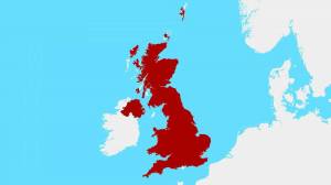 Раскраска карта великобритании #9 #334510