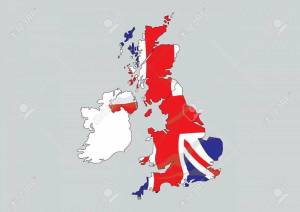 Раскраска карта великобритании #19 #334520