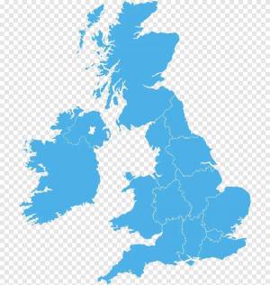 Раскраска карта великобритании #20 #334521