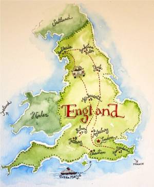 Раскраска карта великобритании #22 #334523