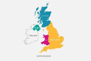 Раскраска карта великобритании #24 #334525