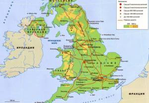 Раскраска карта великобритании #25 #334526