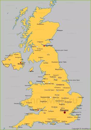 Раскраска карта великобритании #31 #334532