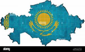 Раскраска карта казахстана #3 #334580
