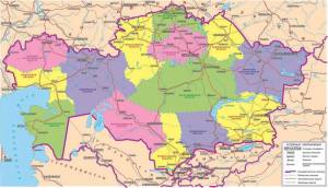 Раскраска карта казахстана #26 #334603