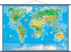 Раскраска карта мира для детей #13 #334627